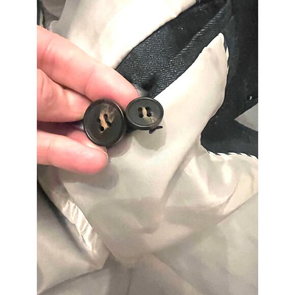 H&M Men’s Blue Cotton Linen Blazer Sport Coat 36R - Picture 8 of 9